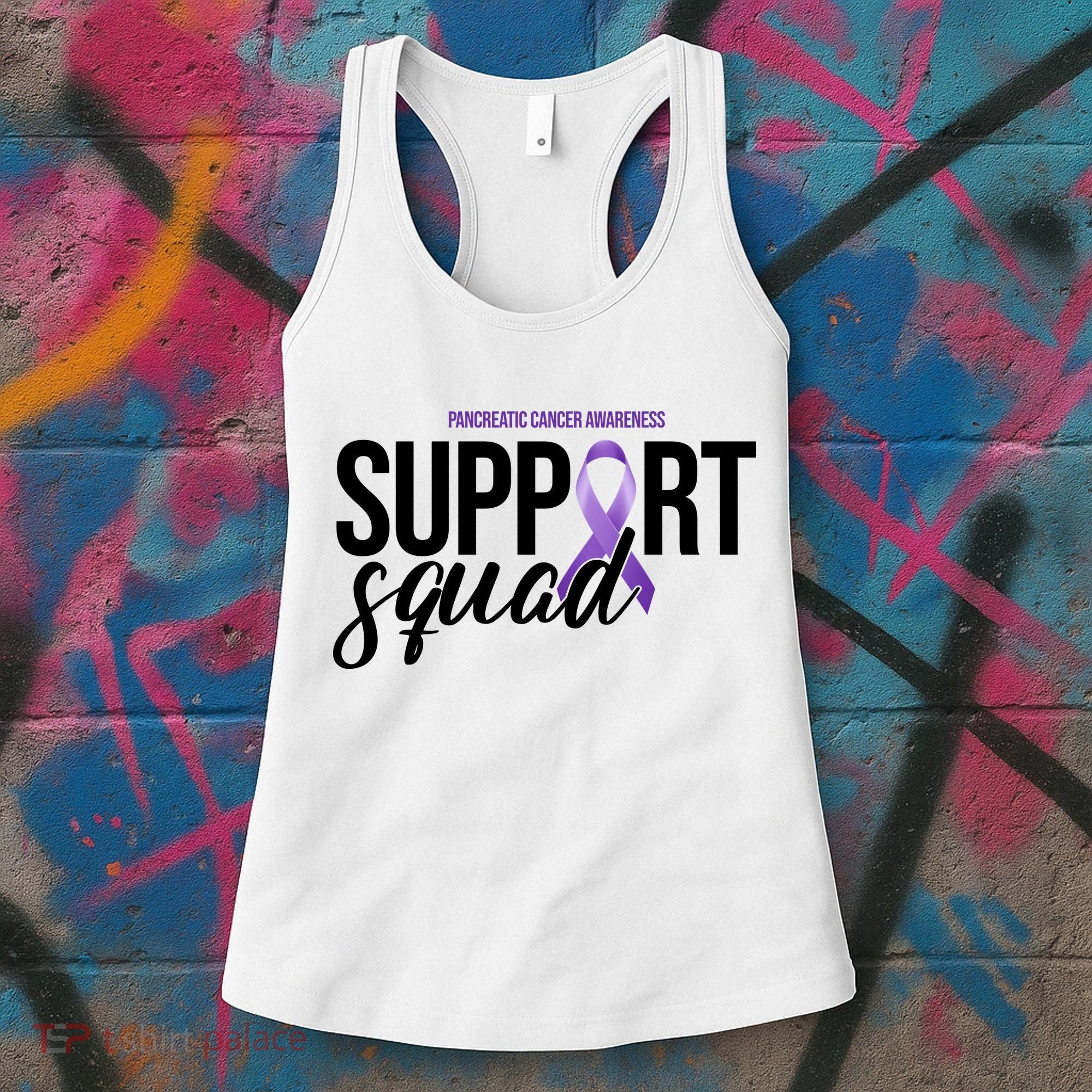 Pancreatic Cancer Awareness Support Squad Women's Tank Top