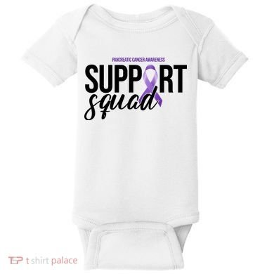 Pancreatic Cancer Awareness Support Squad Baby Bodysuit