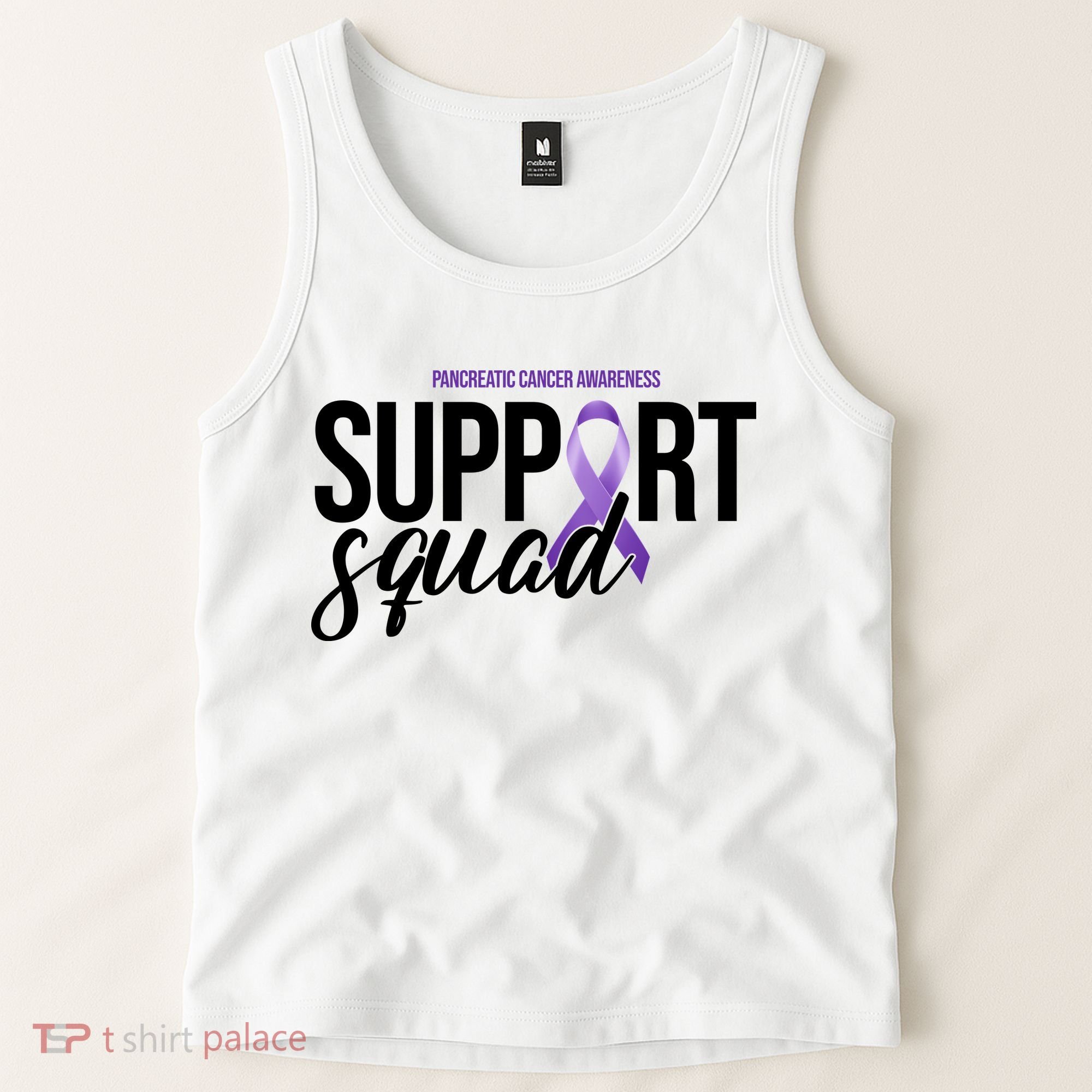 Pancreatic Cancer Awareness Support Squad Tank Top
