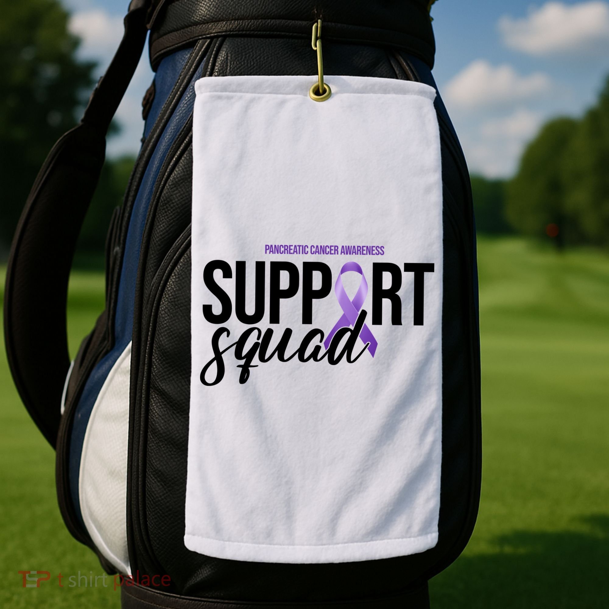 Pancreatic Cancer Awareness Support Squad Golf Towel