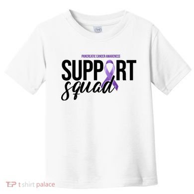Pancreatic Cancer Awareness Support Squad Toddler T-Shirt