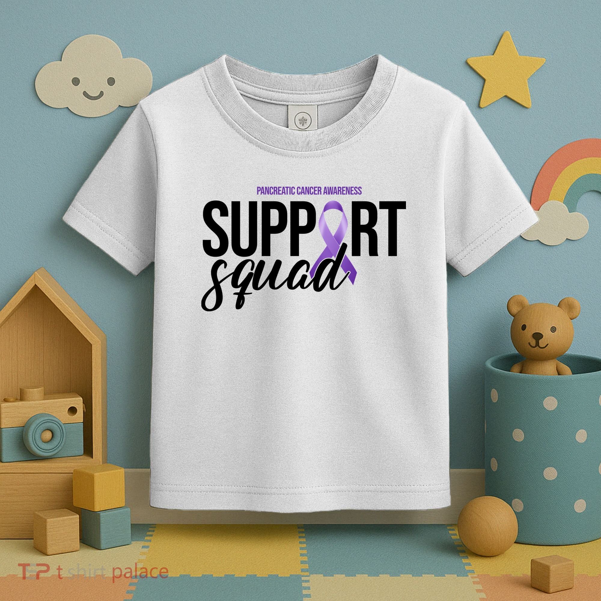 Pancreatic Cancer Awareness Support Squad Toddler T-Shirt