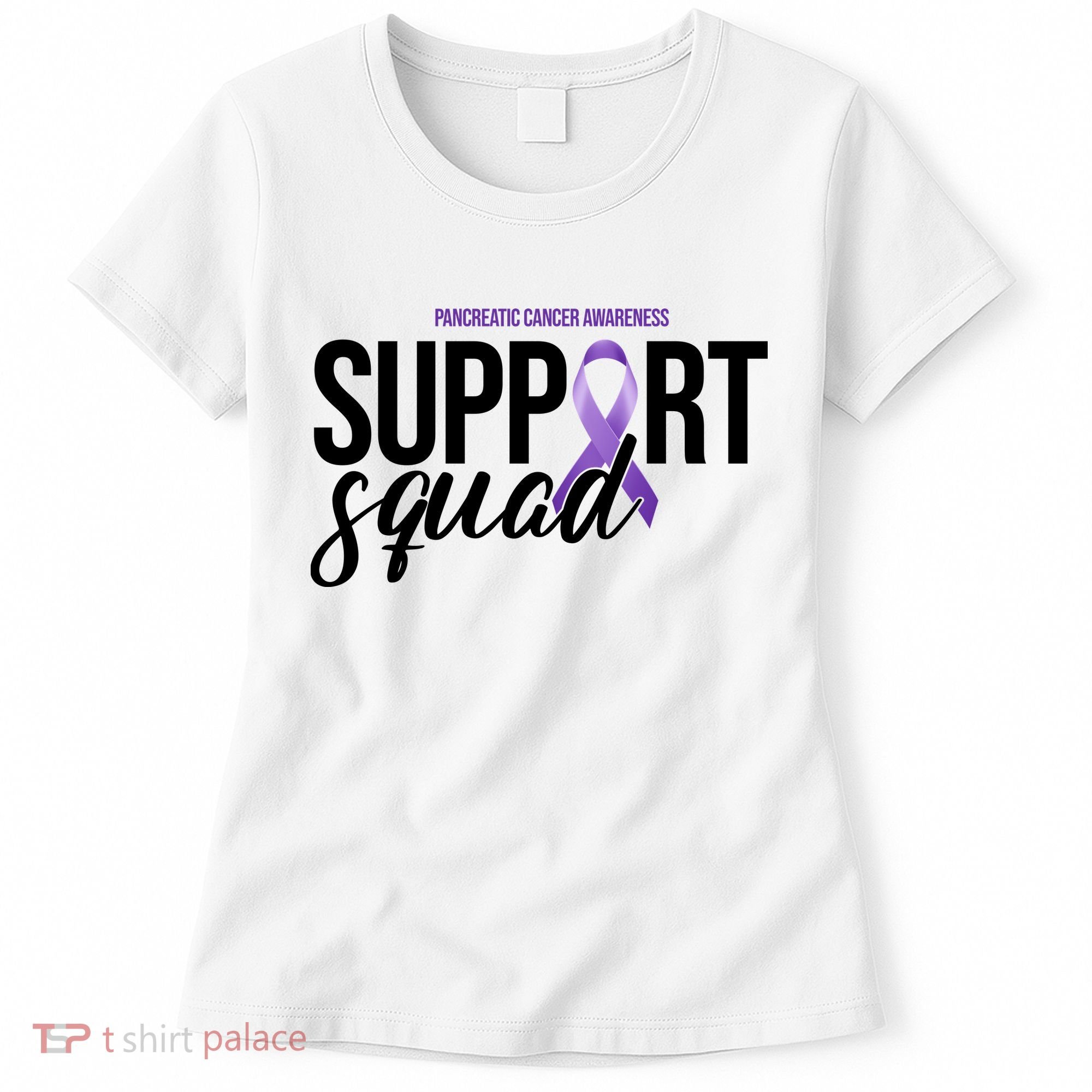 Pancreatic Cancer Awareness Support Squad Women's T-Shirt