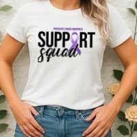 Pancreatic Cancer Awareness Support Squad Women's T-Shirt thumb 2