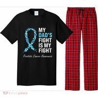 Prostate Cancer Awareness Light Blue Ribbon Dad Survivor Pajama Set thumb 0