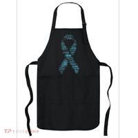 Prostate Cancer Awareness Light Blue Ribbon Survivor Apron thumb 0