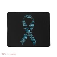 Prostate Cancer Awareness Light Blue Ribbon Survivor Mousepad thumb 0