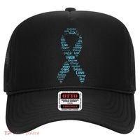Prostate Cancer Awareness Light Blue Ribbon Survivor Hat thumb 0