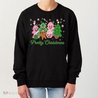Pretty Christmas AKA Christmas Squad Pink Xmas Black Wo  Women's Sweatshirt thumb 0