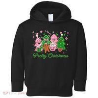 Pretty Christmas AKA Christmas Squad Pink Xmas Black Wo  Toddler Hoodie thumb 0