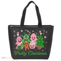 Pretty Christmas AKA Christmas Squad Pink Xmas Black Wo  Tote Bag thumb 0