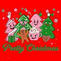 Pretty Christmas AKA Christmas Squad Pink Xmas Black Wo  Santa Hat thumb 1
