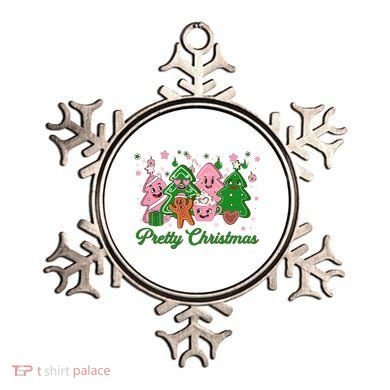 Pretty Christmas AKA Christmas Squad Pink Xmas Black Wo  Ornament