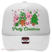 Pretty Christmas AKA Christmas Squad Pink Xmas Black Wo  Hat thumb 0