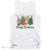 Pretty Christmas AKA Christmas Squad Pink Xmas Black Wo  Tank Top thumb 0