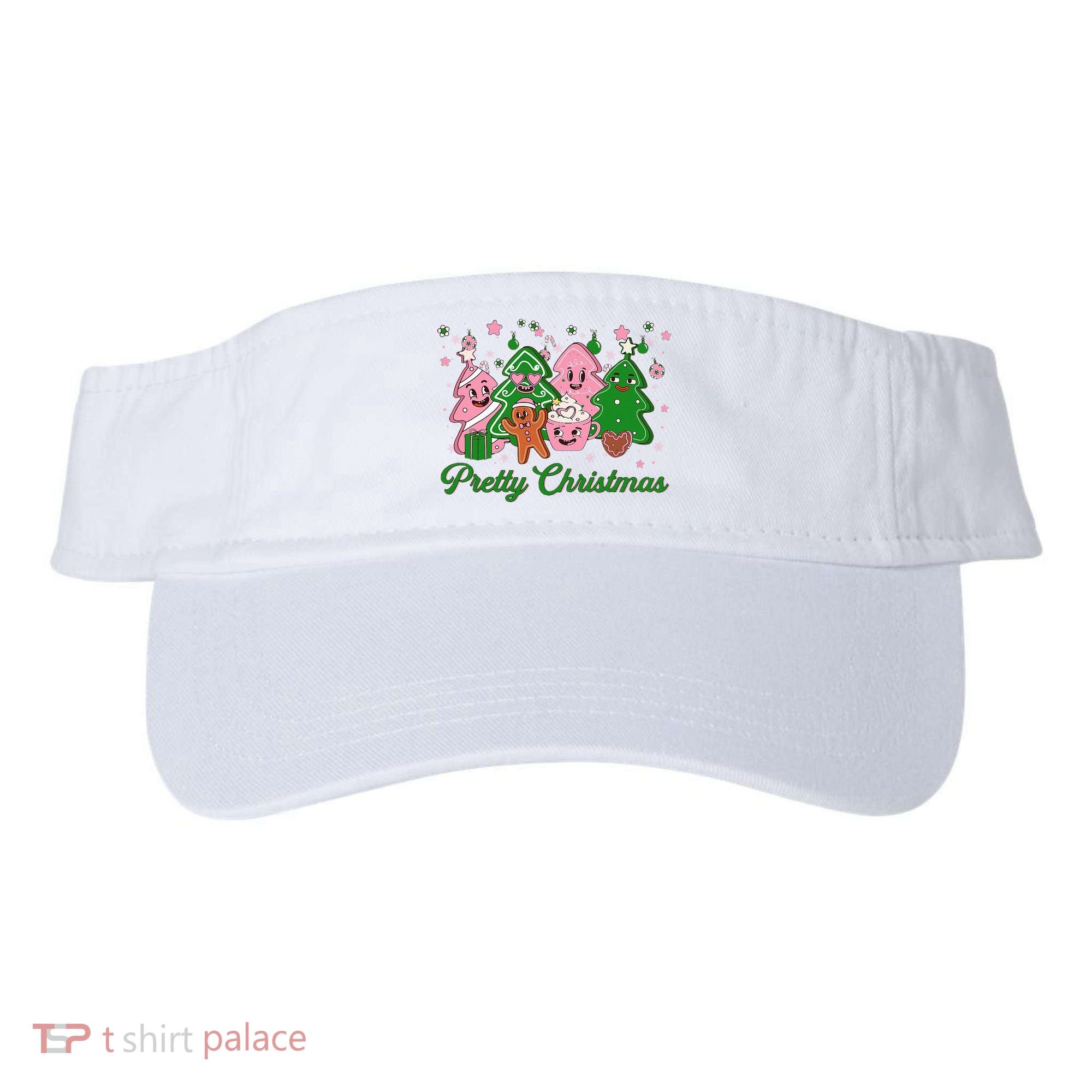Pretty Christmas AKA Christmas Squad Pink Xmas Black Wo  Visor