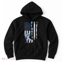 Prostate Cancer Awareness Fight American Flag Gifts Hoodie thumb 0