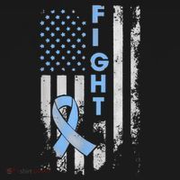 Prostate Cancer Awareness Fight American Flag Gifts Long Sleeve Shirt thumb 2