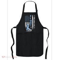 Prostate Cancer Awareness Fight American Flag Gifts Apron thumb 0