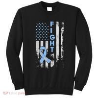 Prostate Cancer Awareness Fight American Flag Gifts Sweatshirt thumb 0