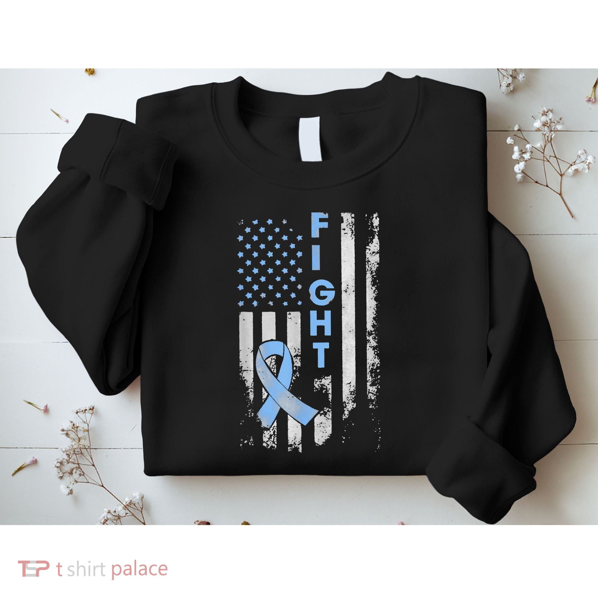 Prostate Cancer Awareness Fight American Flag Gifts Sweatshirt