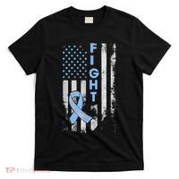 Prostate Cancer Awareness Fight American Flag Gifts T-Shirt thumb 0