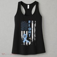 Prostate Cancer Awareness Fight American Flag Gifts Women's Tank Top thumb 3