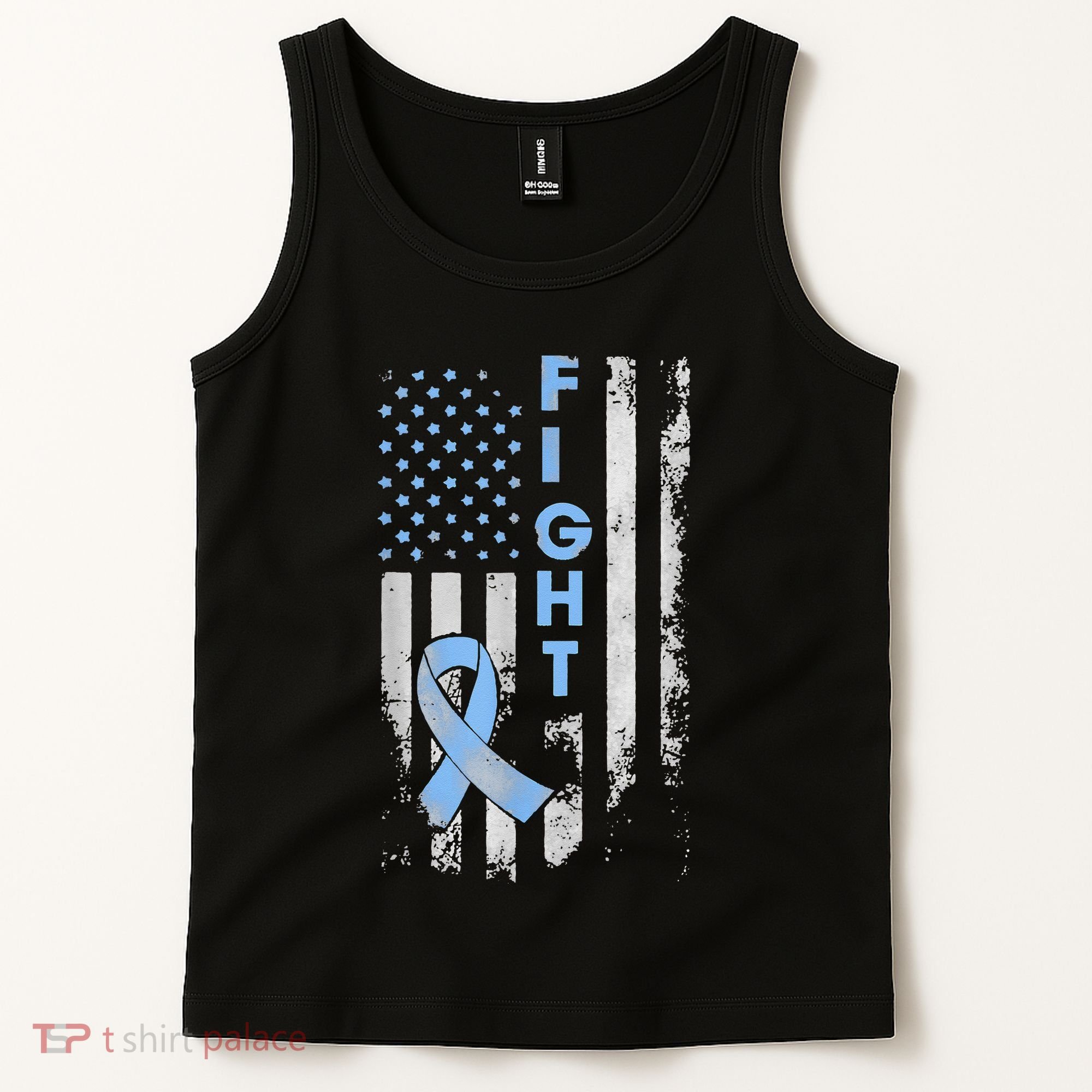 Prostate Cancer Awareness Fight American Flag Gifts Tank Top