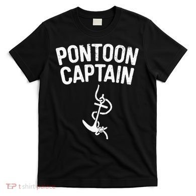Pontoon Captain Anchor Captain Skipper T-Shirt