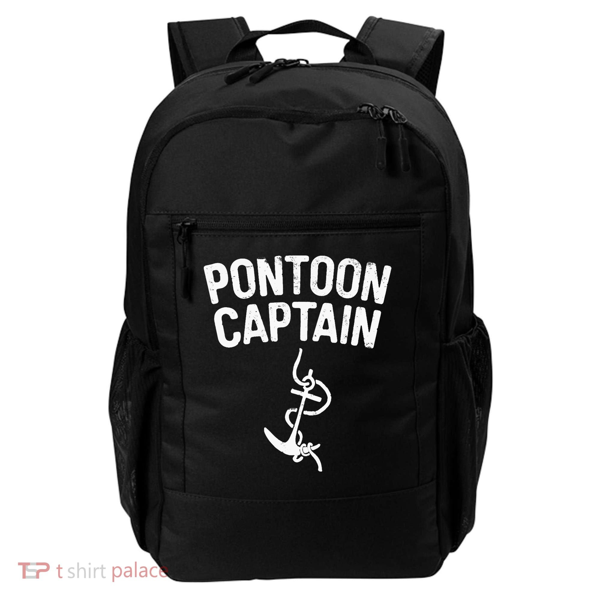 Pontoon Captain Anchor Captain Skipper Backpack