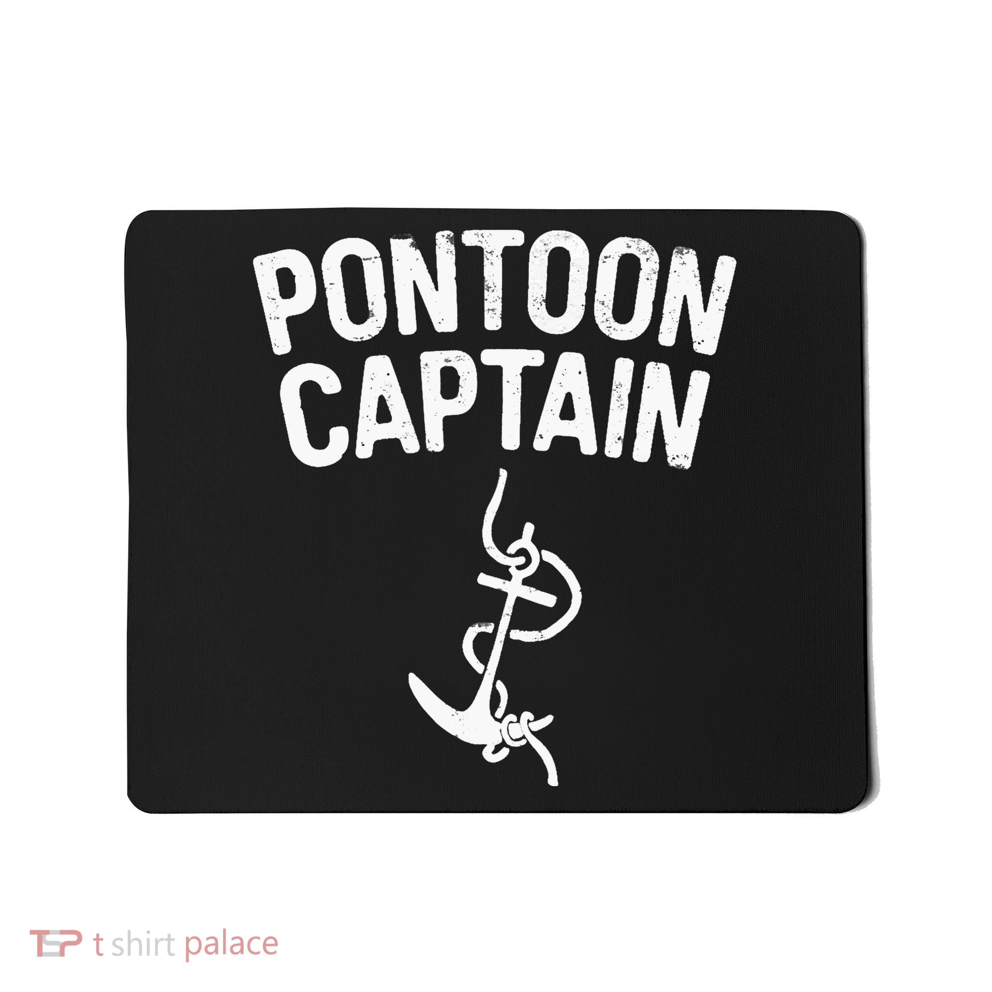 Pontoon Captain Anchor Captain Skipper Mousepad