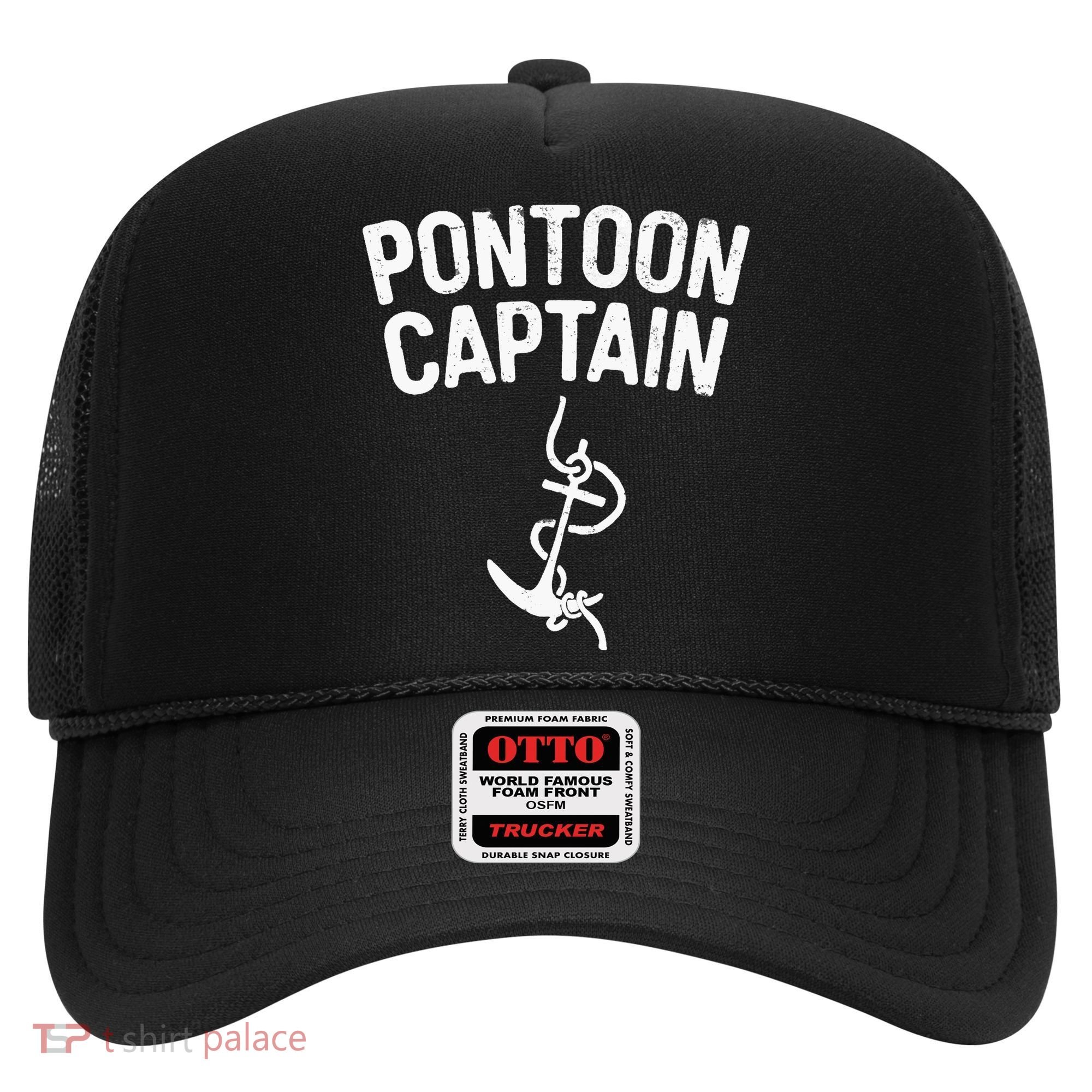 Pontoon Captain Anchor Captain Skipper Hat