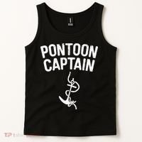 Pontoon Captain Anchor Captain Skipper Tank Top thumb 2
