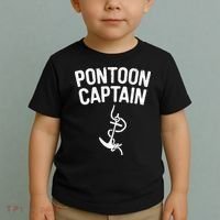 Pontoon Captain Anchor Captain Skipper Toddler T-Shirt thumb 2