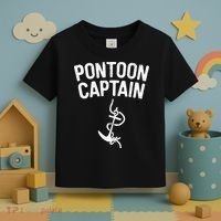 Pontoon Captain Anchor Captain Skipper Toddler T-Shirt thumb 3