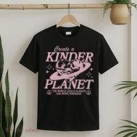 Planet Create A Kinder Choose Kindness Retro T-Shirt thumb 2