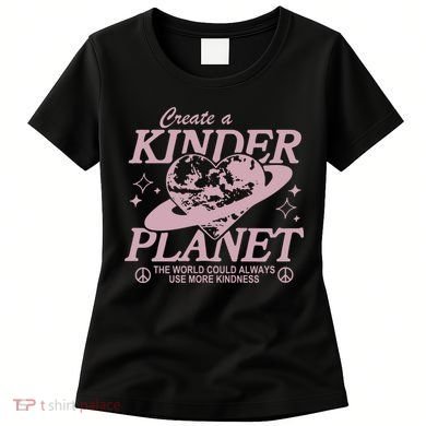 Planet Create A Kinder Choose Kindness Retro Women's T-Shirt