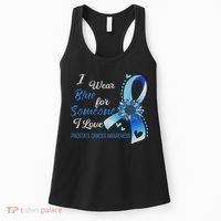 Prostate Cancer Awareness I Wear Blue Sunflower Ribbon Women's Tank Top thumb 0