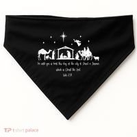 Ph Christian Bible Costume Christmas Nativity Luke USA-Made Doggie Bandana thumb 0