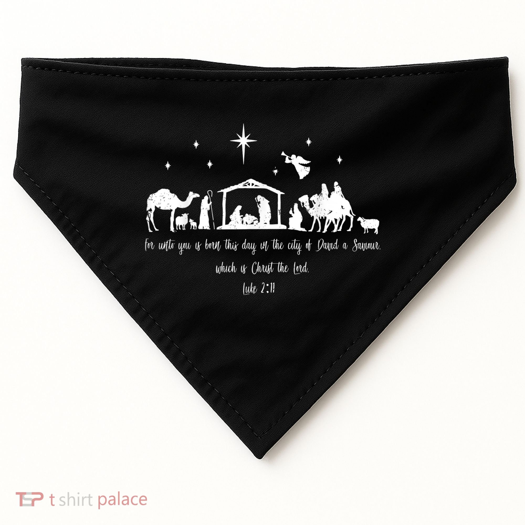 Ph Christian Bible Costume Christmas Nativity Luke USA-Made Doggie Bandana
