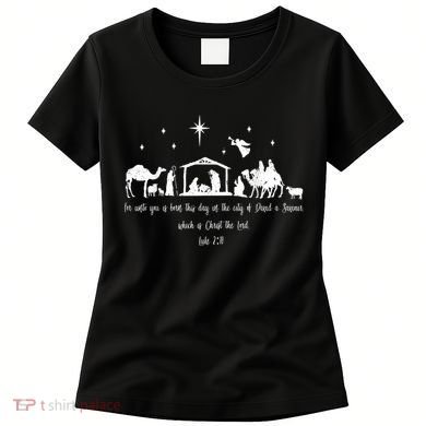 Ph Christian Bible Costume Christmas Nativity Luke Women's T-Shirt