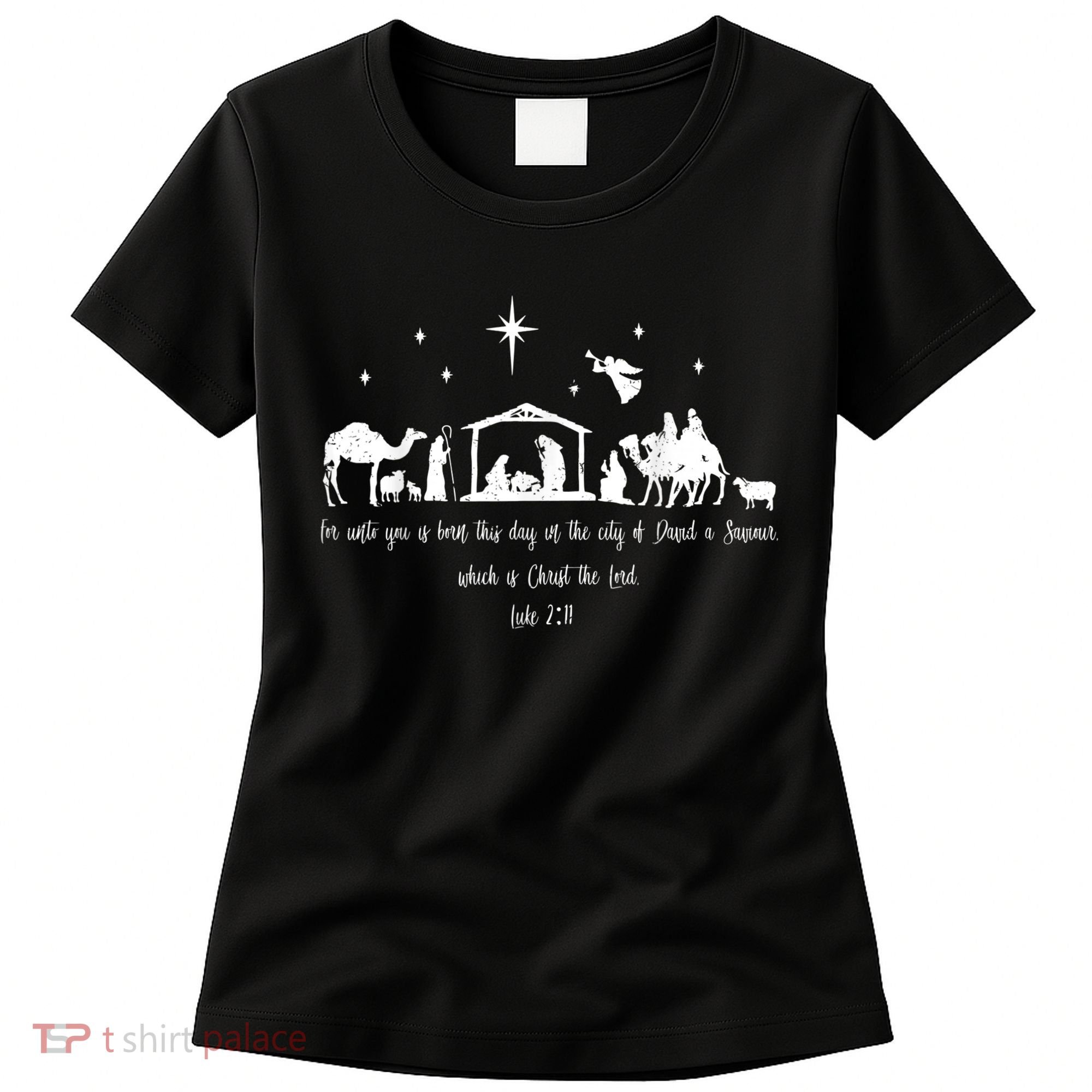 Ph Christian Bible Costume Christmas Nativity Luke Women's T-Shirt