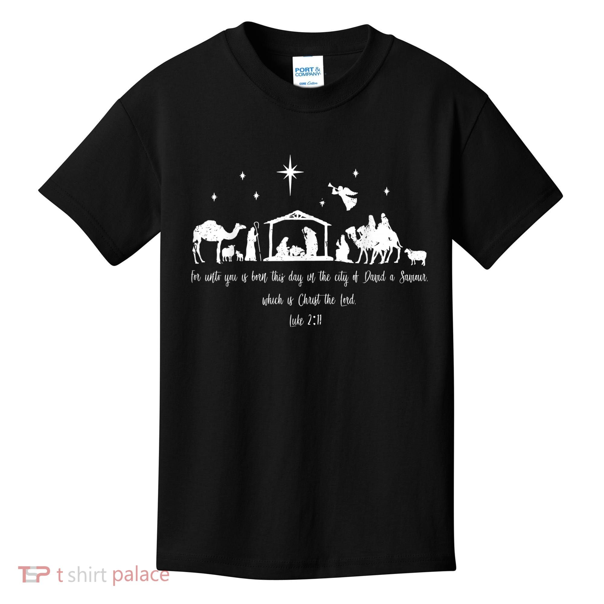 Ph Christian Bible Costume Christmas Nativity Luke Kids T-Shirt