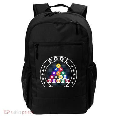 Pool Champ Billiards Pool Player Fun Backpack