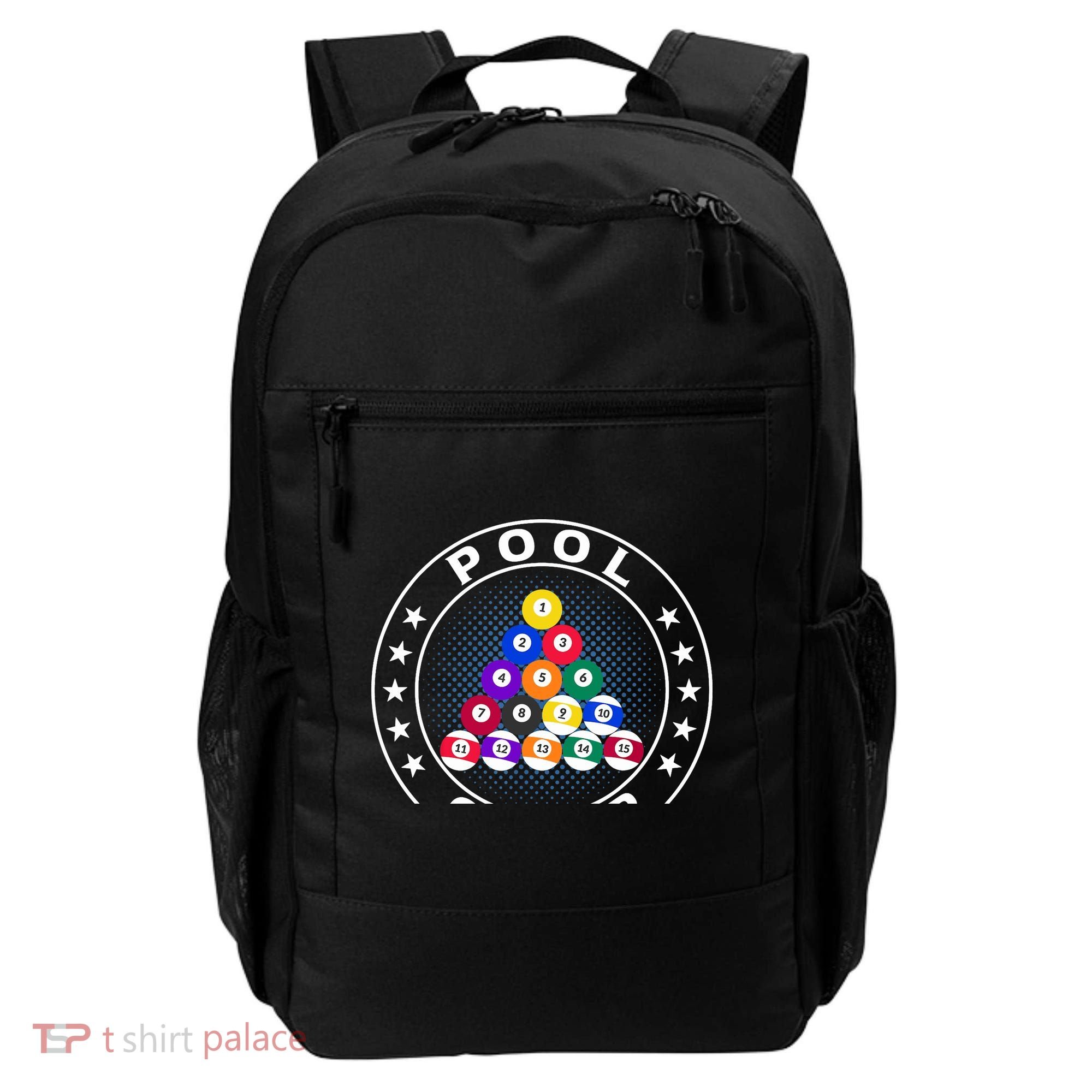 Pool Champ Billiards Pool Player Fun Backpack