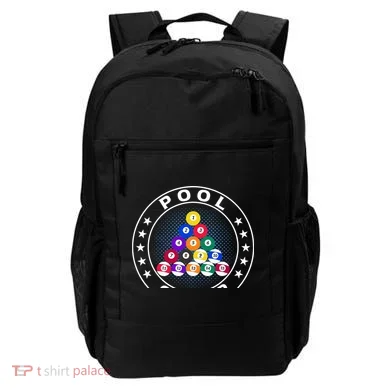 Pool Champ Billiards Pool Player Fun Backpack