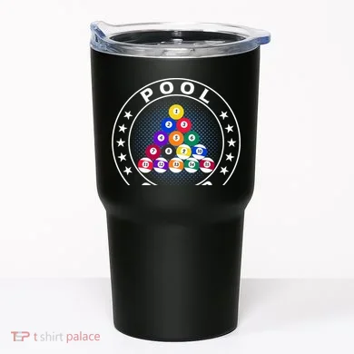 Pool Champ Billiards Pool Player Fun Tumbler