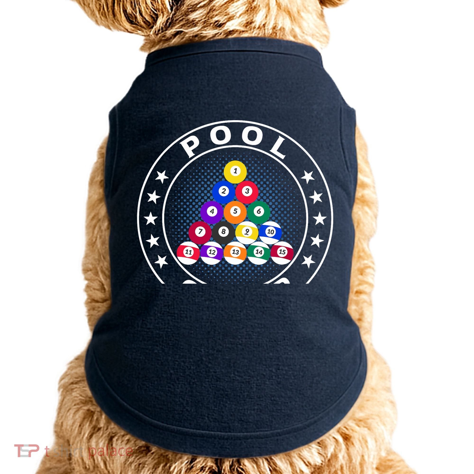 Pool Champ Billiards Pool Player Fun Doggie Tank