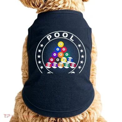 Pool Champ Billiards Pool Player Fun Doggie Tank