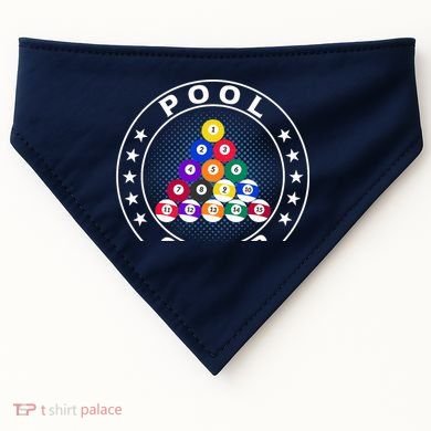 Pool Champ Billiards Pool Player Fun USA-Made Doggie Bandana
